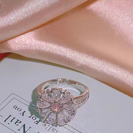 Zircon suit Three piece jewelry