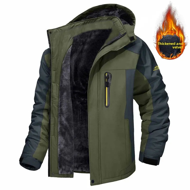 Fleece Lined Waterproof Winter Jacket