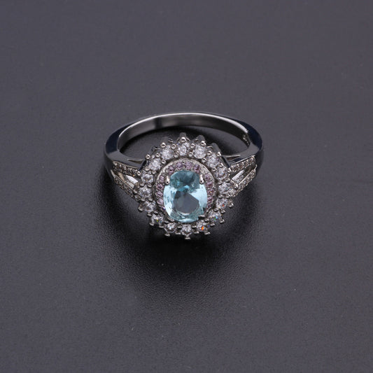 Blue Topaz Ladies' Ring