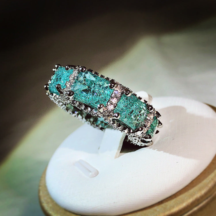 Paraiba Gemstone Women Ring