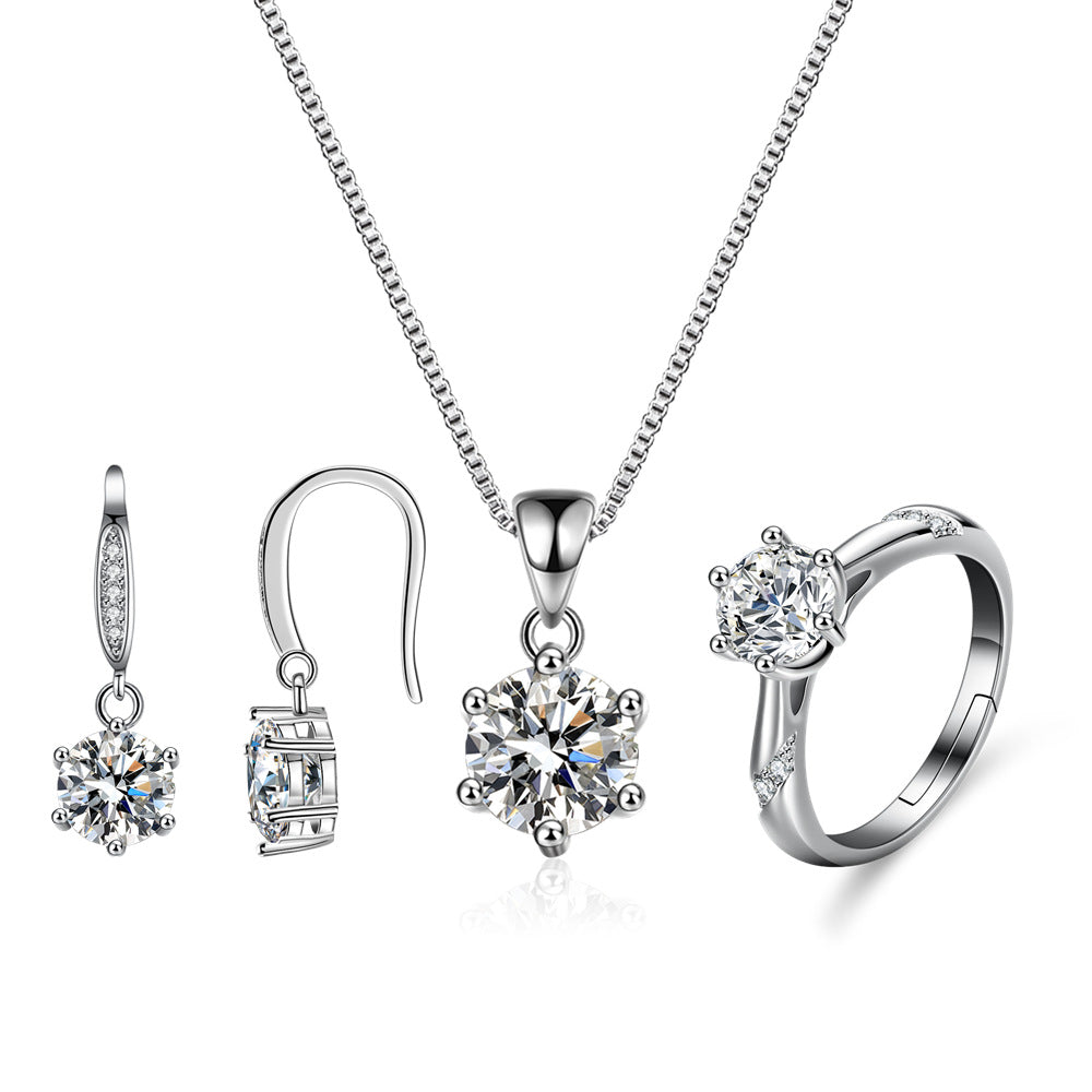 Sterling Silver Moissanite Jewelry