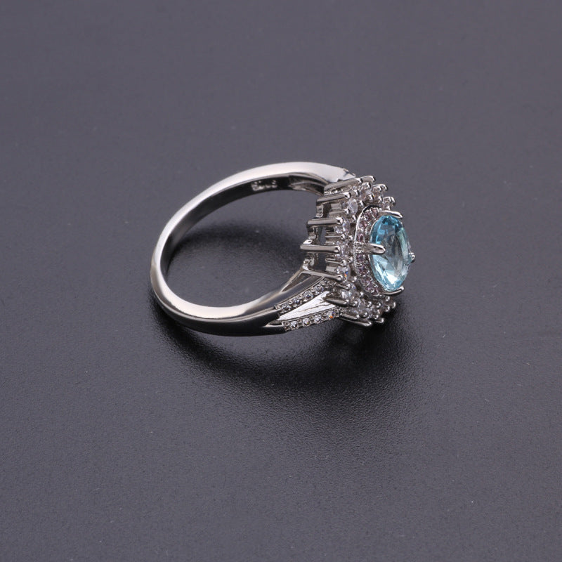 Blue Topaz Ladies' Ring