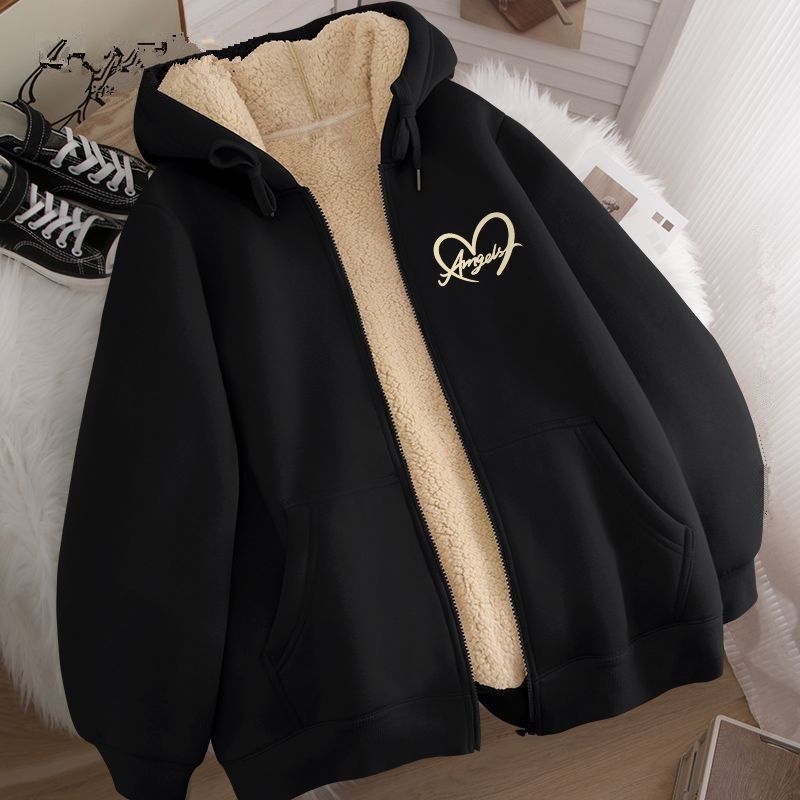 Mens Thickened Hooded Pullover Sweater