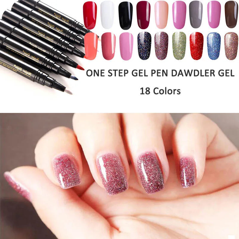 One Step Nail Polish Gel Pen