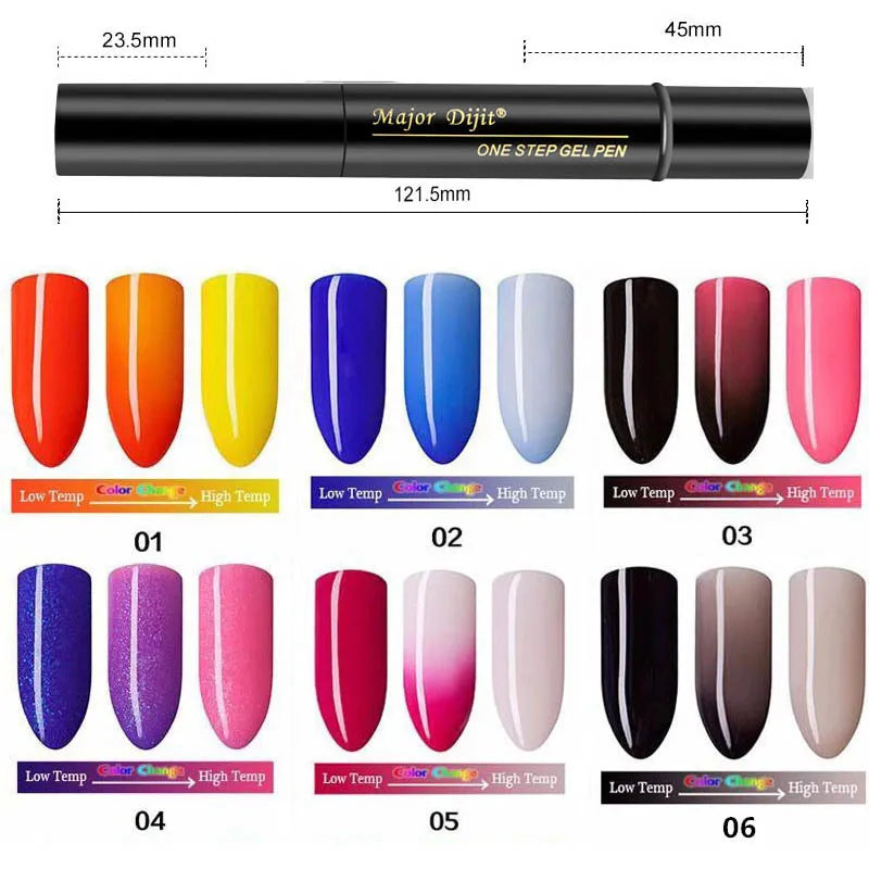 One Step Nail Polish Gel Pen