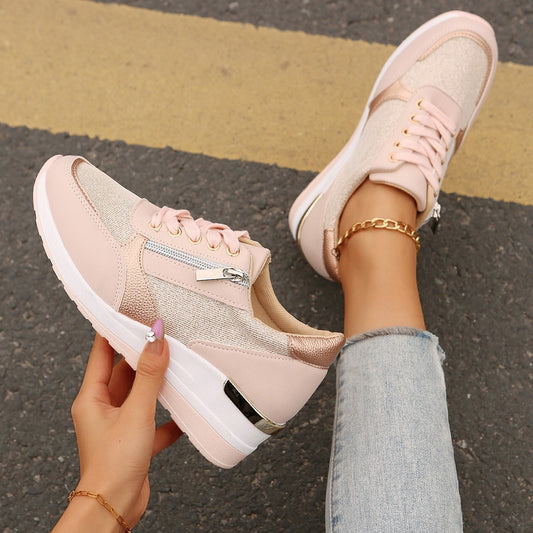 Ladies Slope Heel Shoes