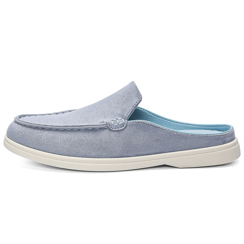 Cross Border Slip On Suede Loafers