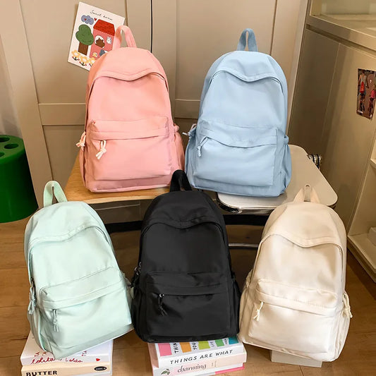 Simple High School Student Schoolbags