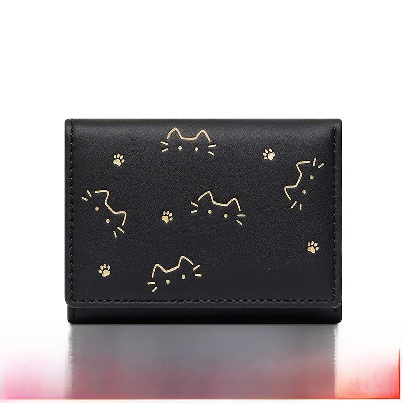 Foldable Printed Mini Wallet