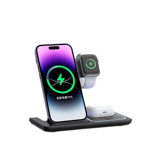 Three-in-One Magnetic Wireless Charging Stand