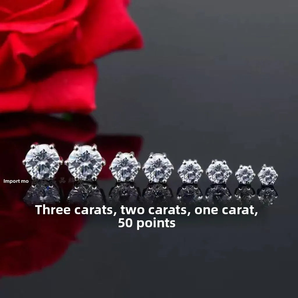 Classic Six Claw Zircon Earrings