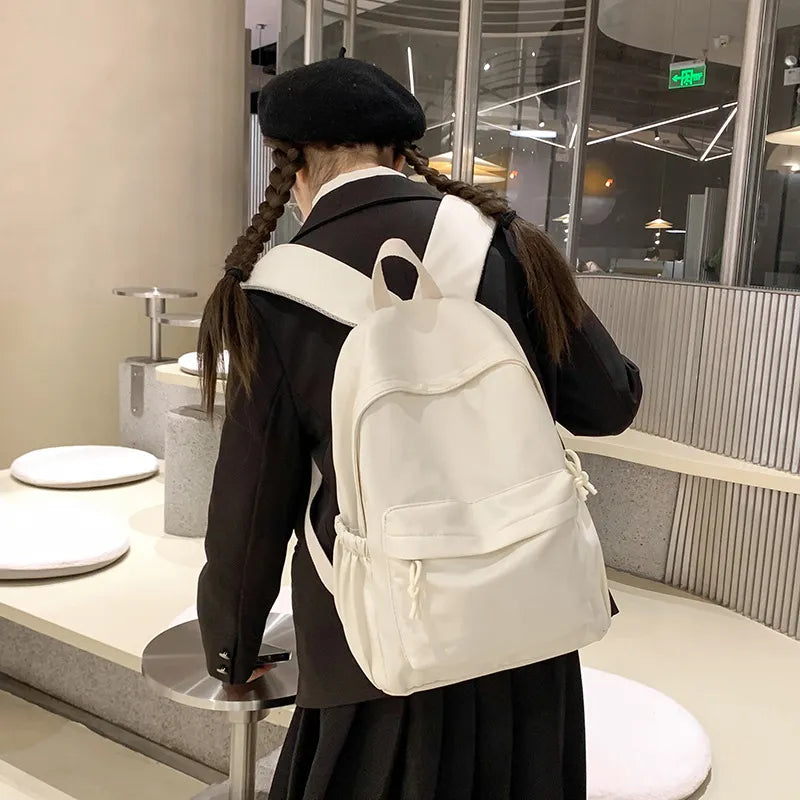 Simple High School Student Schoolbags