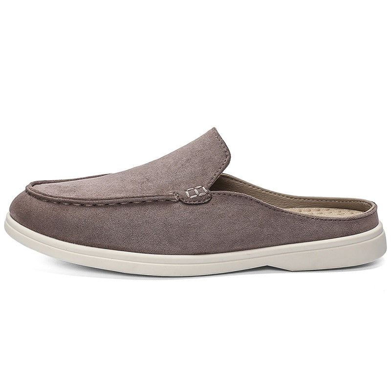 Cross Border Slip On Suede Loafers