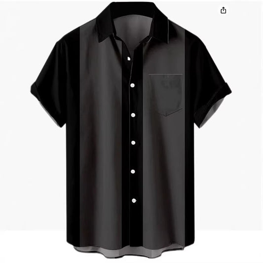 Ice Silk Men's Short Sleeved Shirt