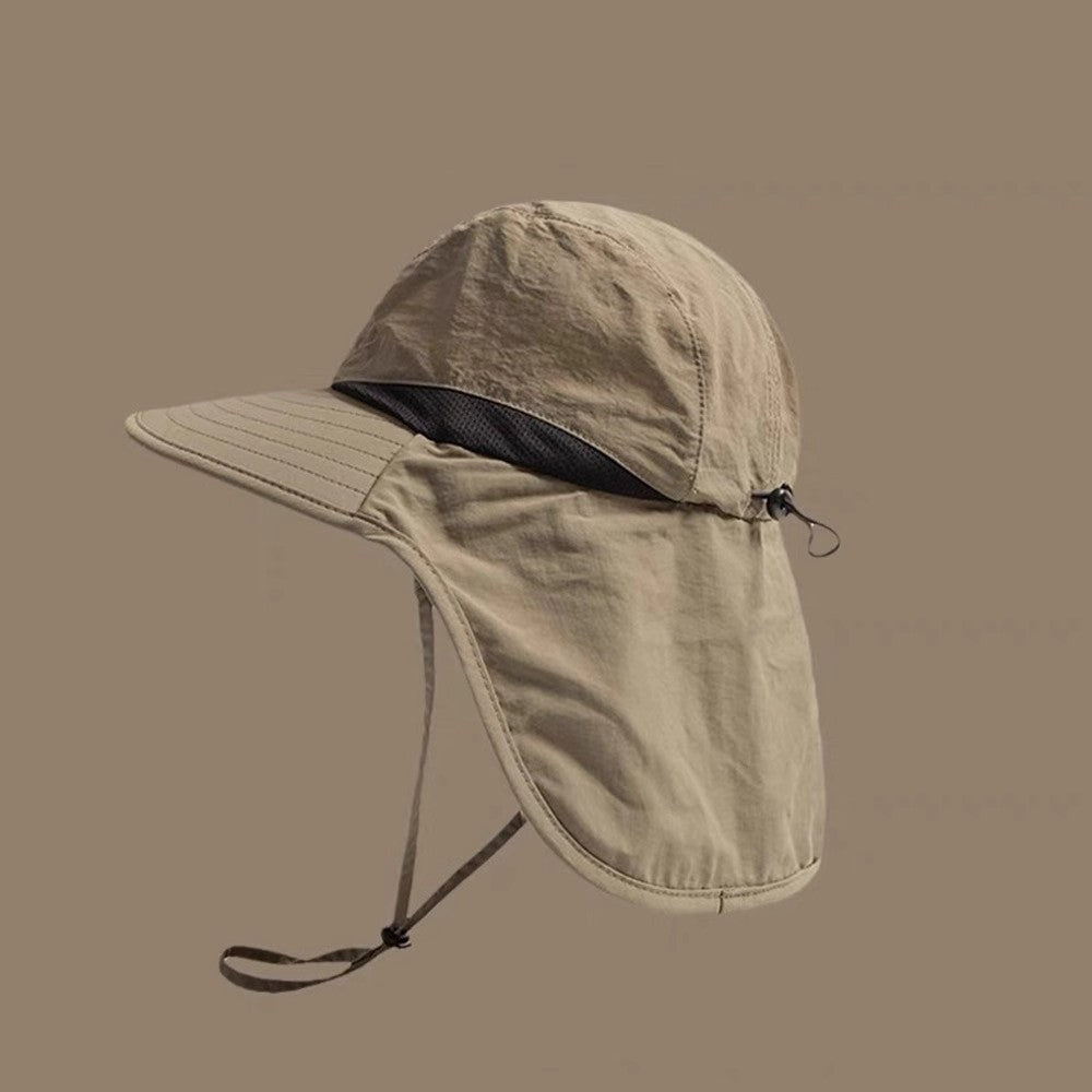 Men and women summer neck protection UV-protective fishing hats