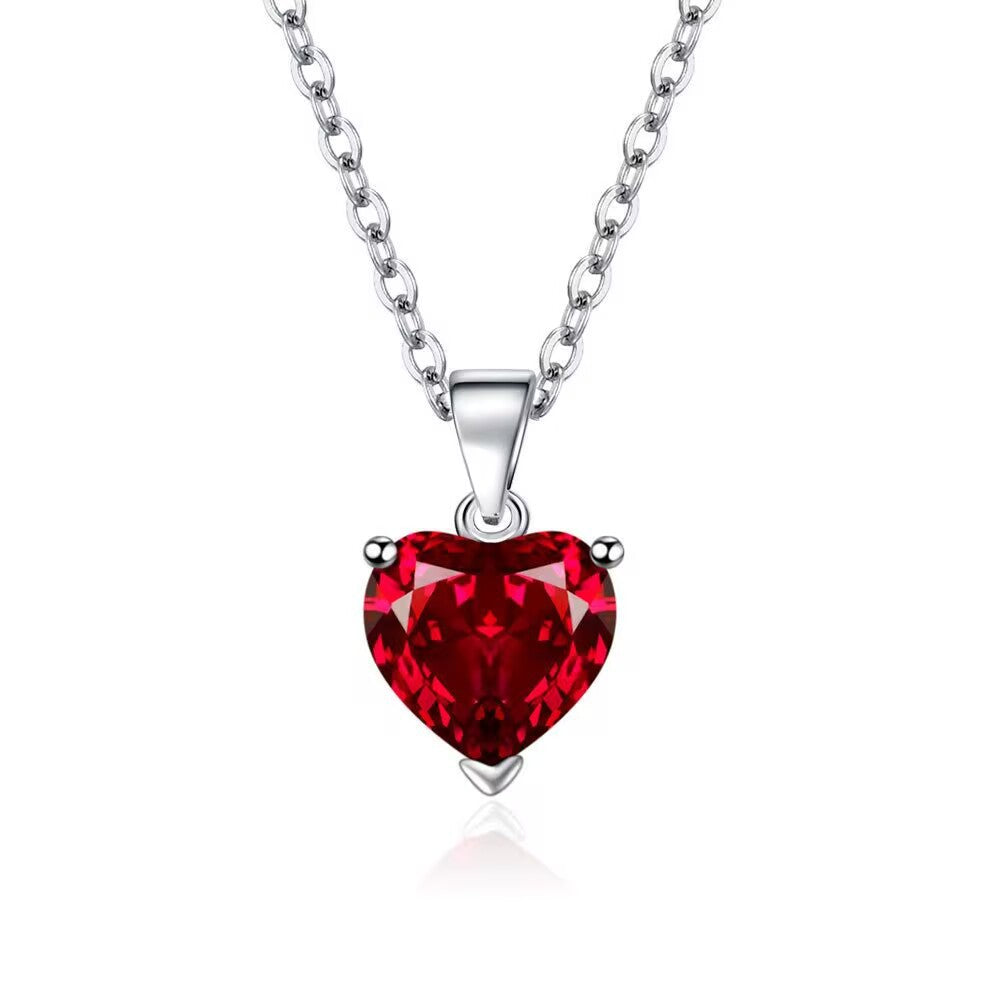 Heart Shaped Zircon Jewelry Set