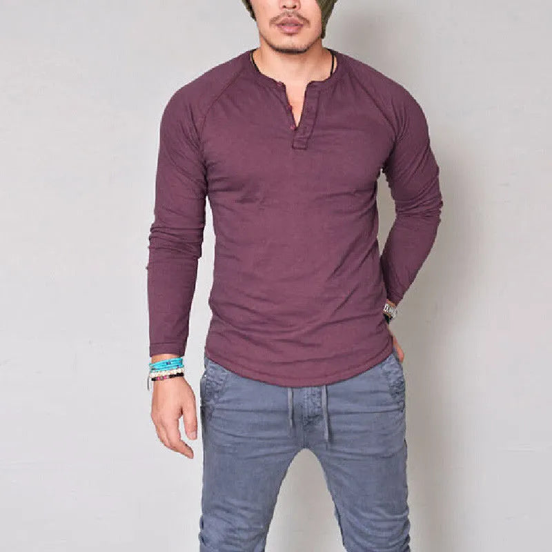 Mens Round Neck Cotton T Shirt