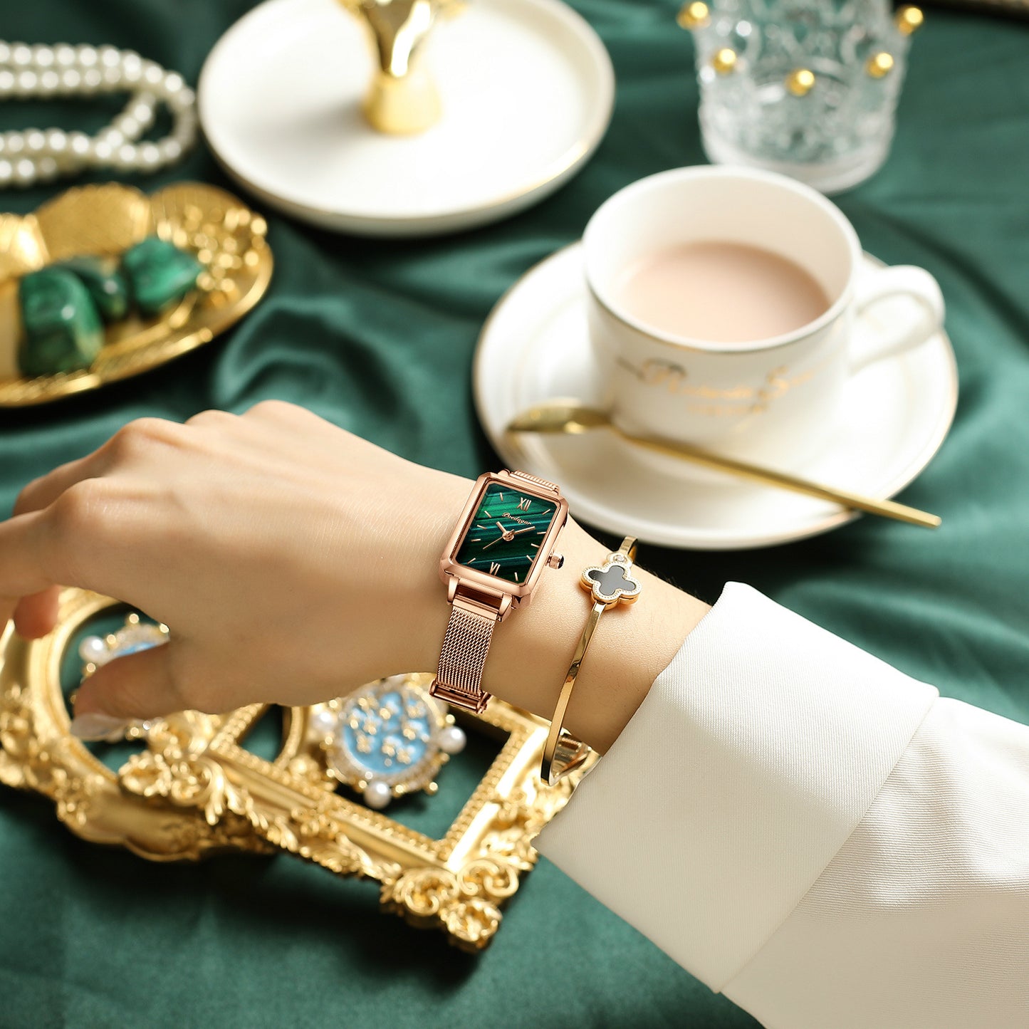 Elegant Square Ladies Watch