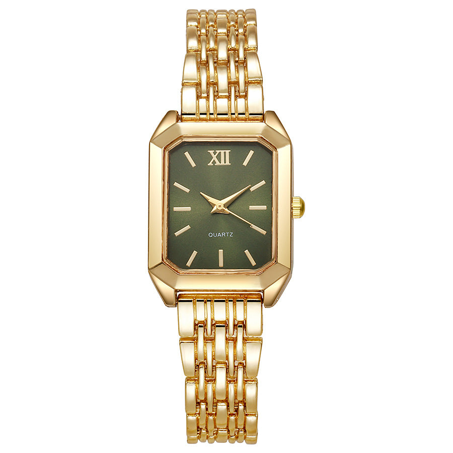 Fashion Square Steel Band Ladies Watch