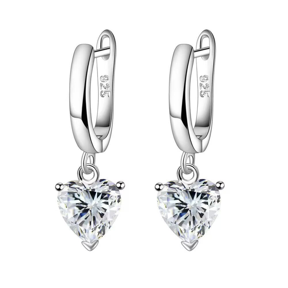 Heart Shaped Zircon Jewelry Set