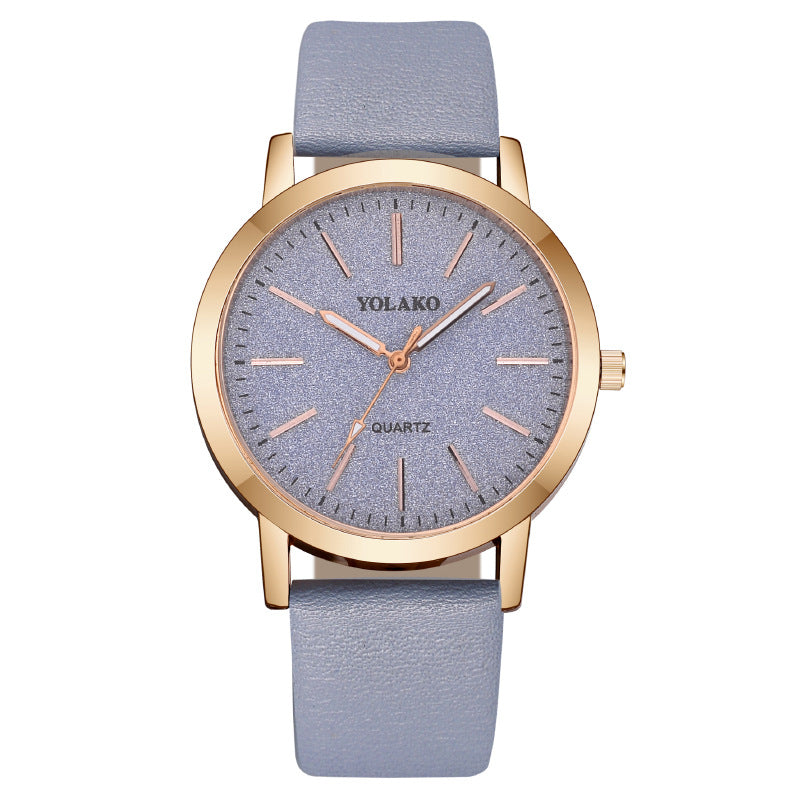 Leather Strap Ladies Watch