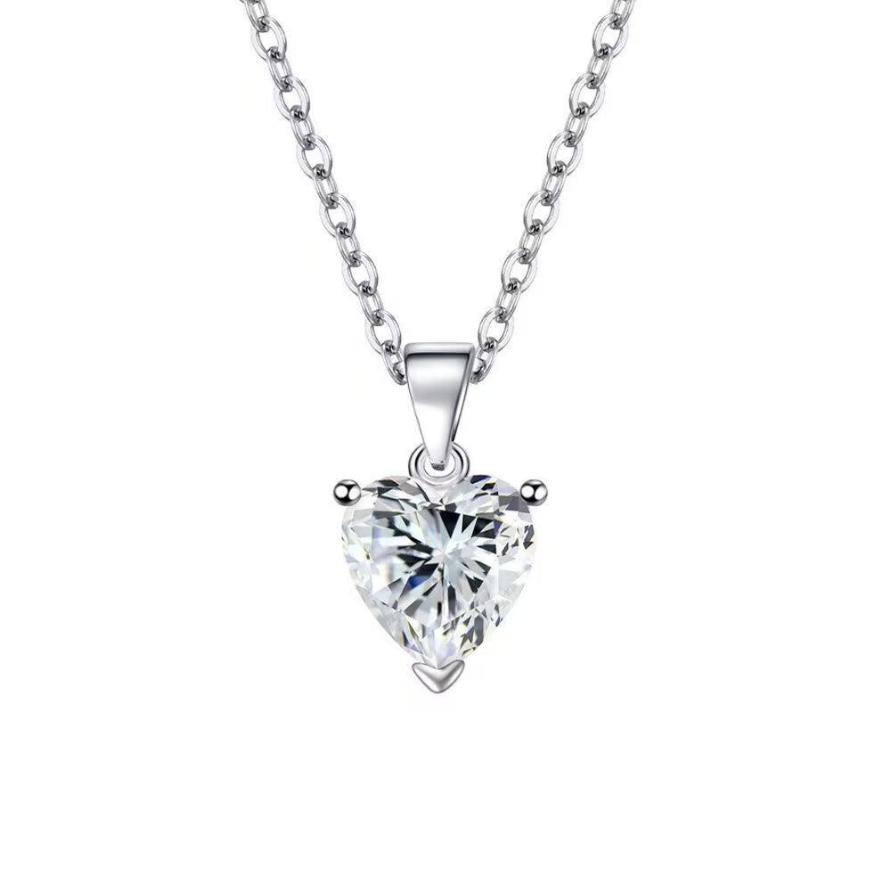 Heart Shaped Zircon Jewelry Set