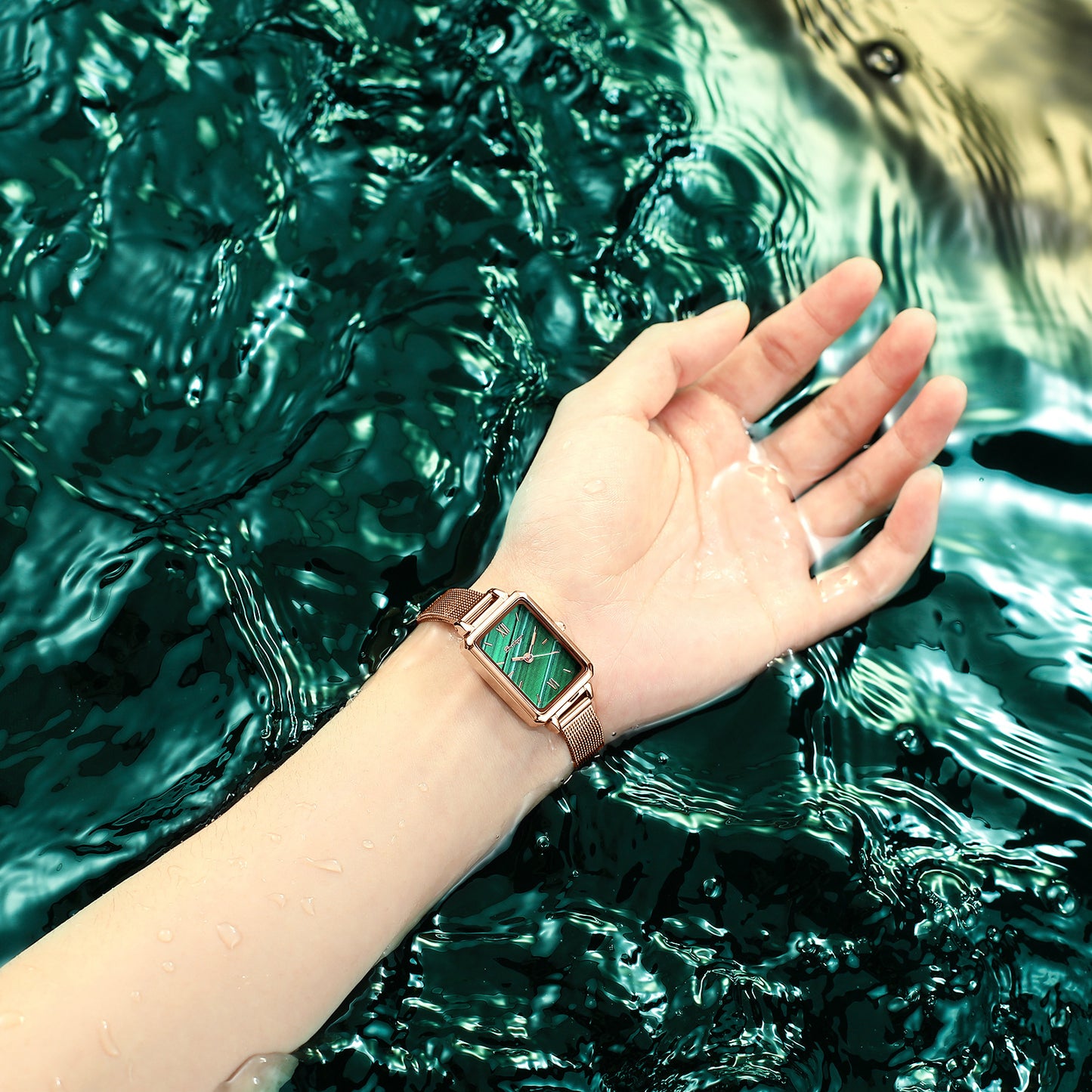 Elegant Square Ladies Watch