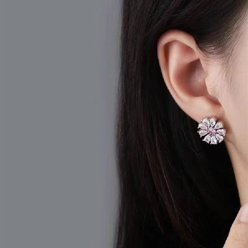 Zircon suit Three piece jewelry