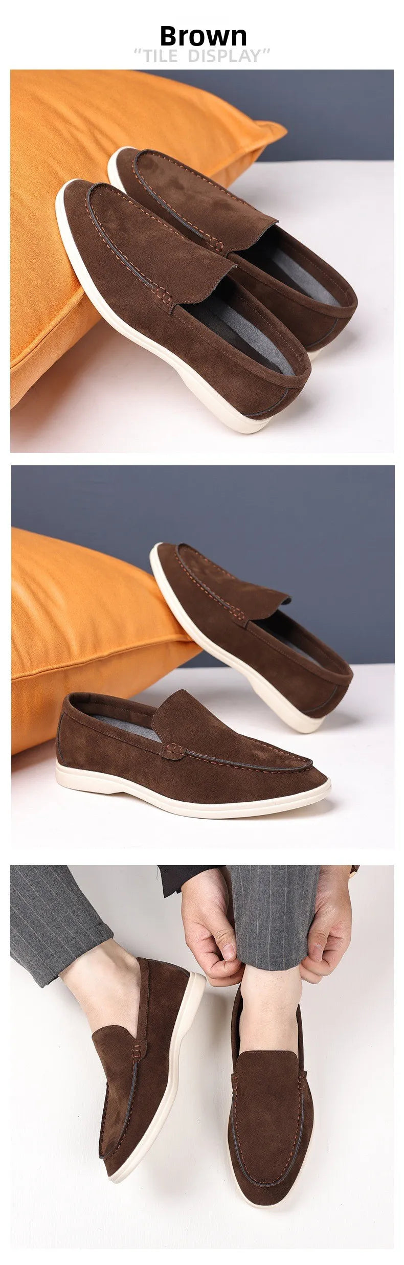 Classic British Slip On Loafers