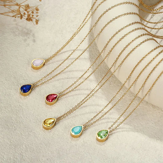 Gold Plated Necklace with Adjustable Chain