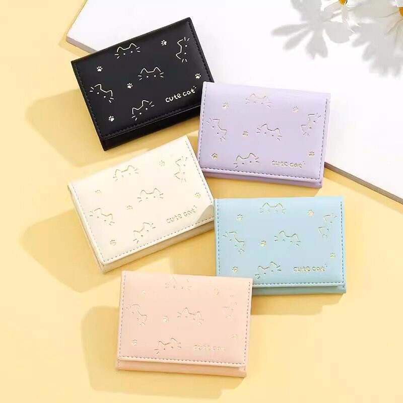Foldable Printed Mini Wallet