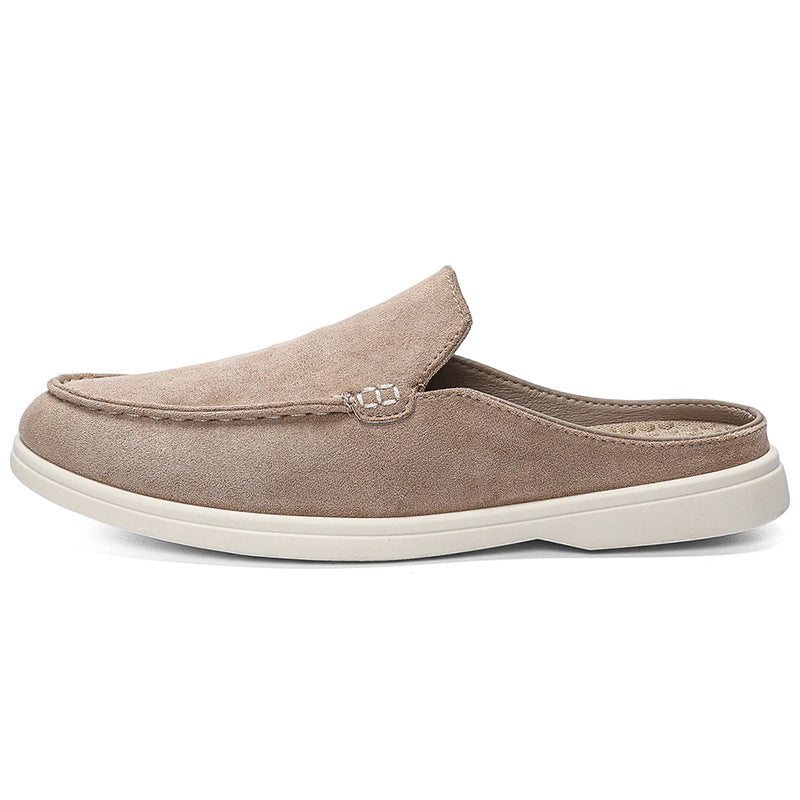 Cross Border Slip On Suede Loafers