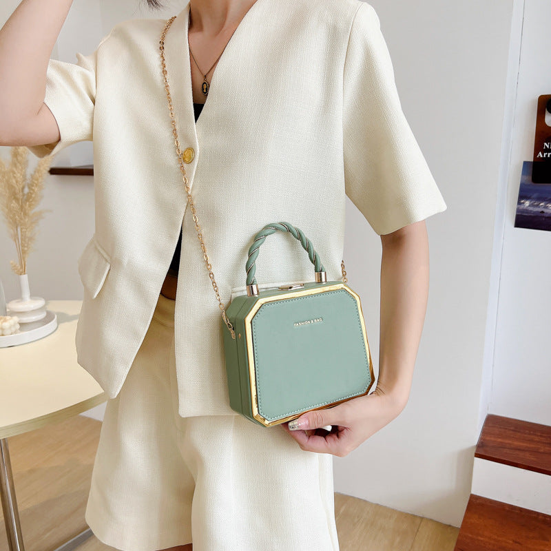 French Chain Box Bag for Women