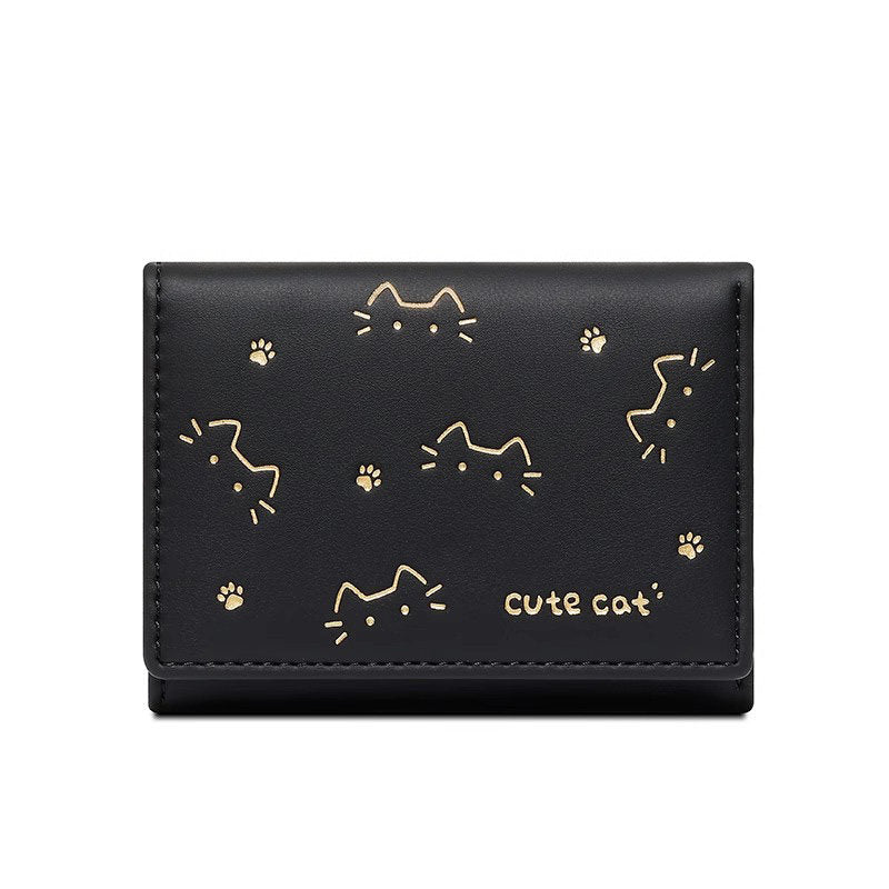 Foldable Printed Mini Wallet