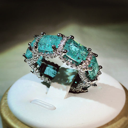Paraiba Gemstone Women Ring