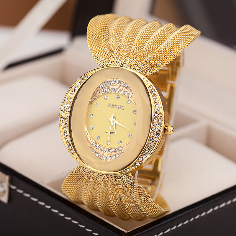Butterfly Mesh Band Ladies Watch