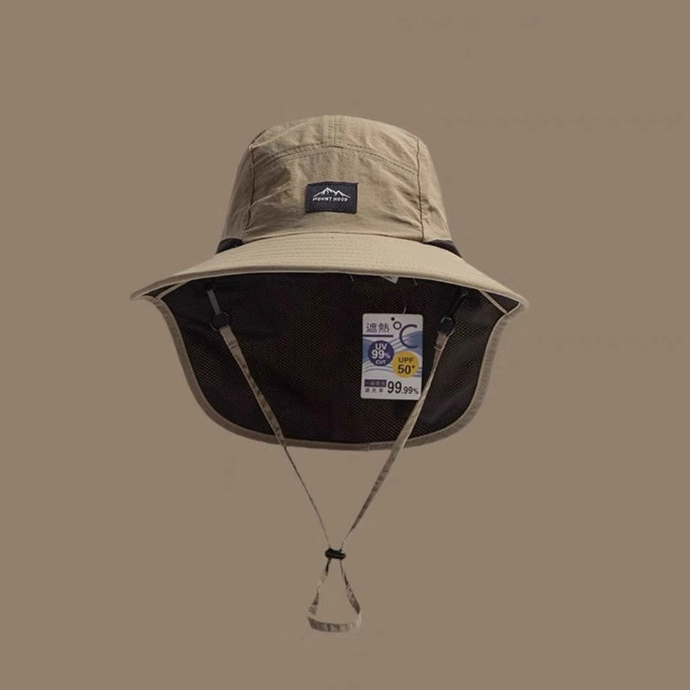 Men and women summer neck protection UV-protective fishing hats