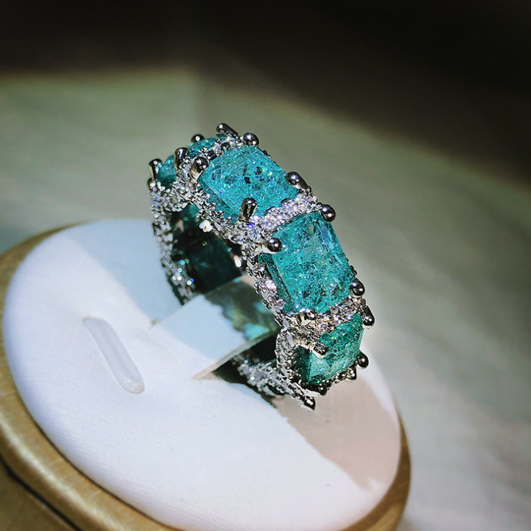 Paraiba Gemstone Women Ring