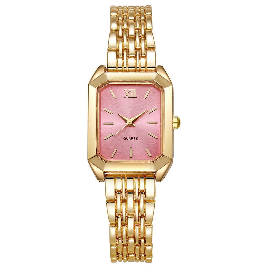 Fashion Square Steel Band Ladies Watch