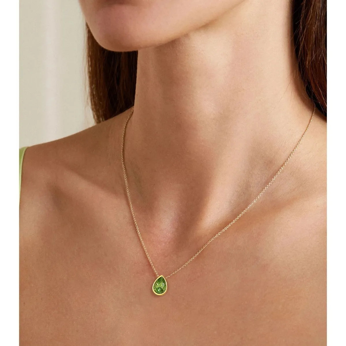 Gold Plated Necklace with Adjustable Chain