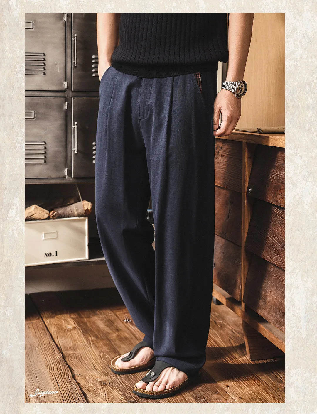 Men's Lightweight Straight-Leg Pants