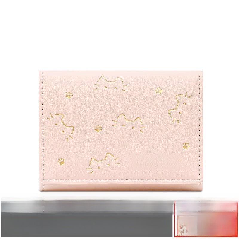 Foldable Printed Mini Wallet