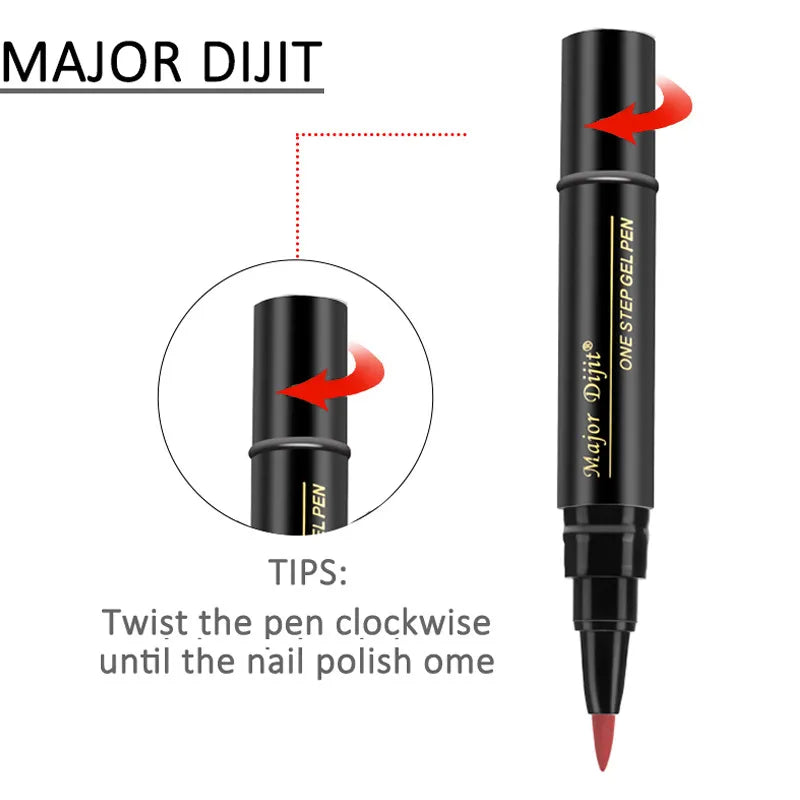 One Step Nail Polish Gel Pen