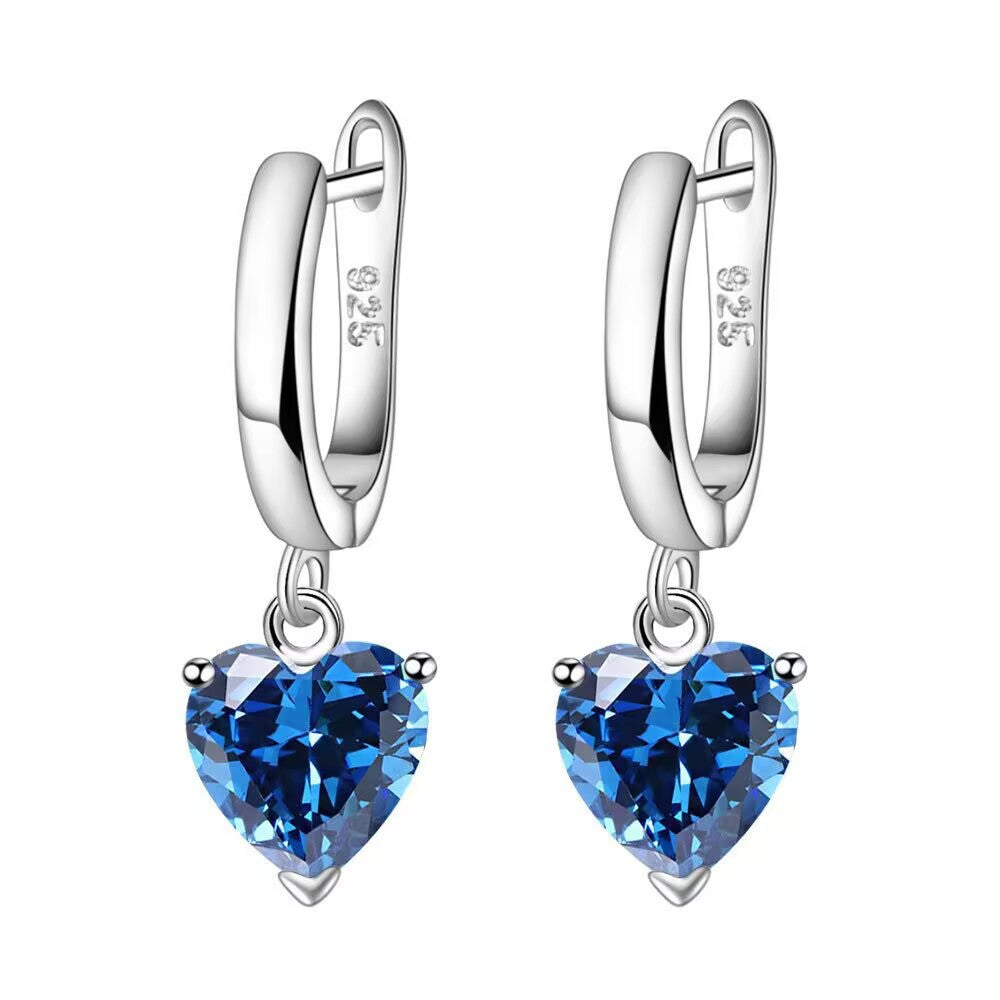 Heart Shaped Zircon Jewelry Set