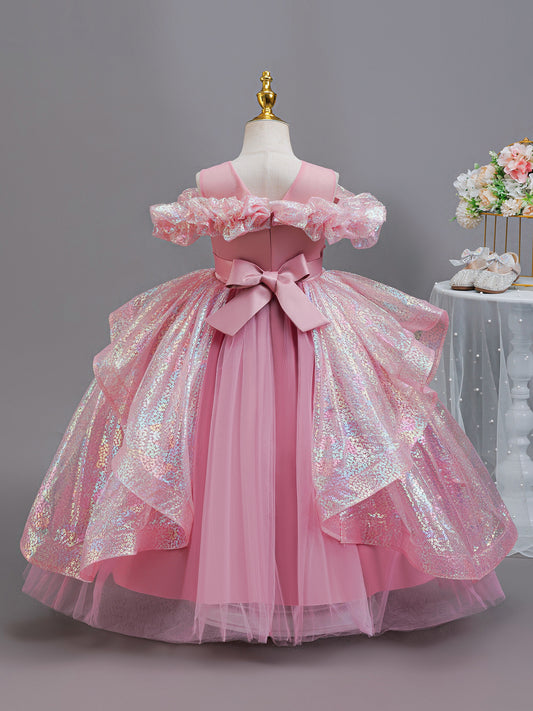 Children Sequin Princess Dress