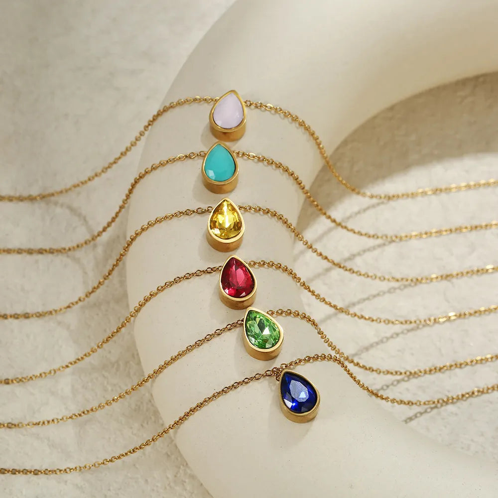 Gold Plated Necklace with Adjustable Chain