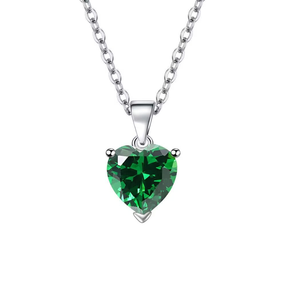 Heart Shaped Zircon Jewelry Set