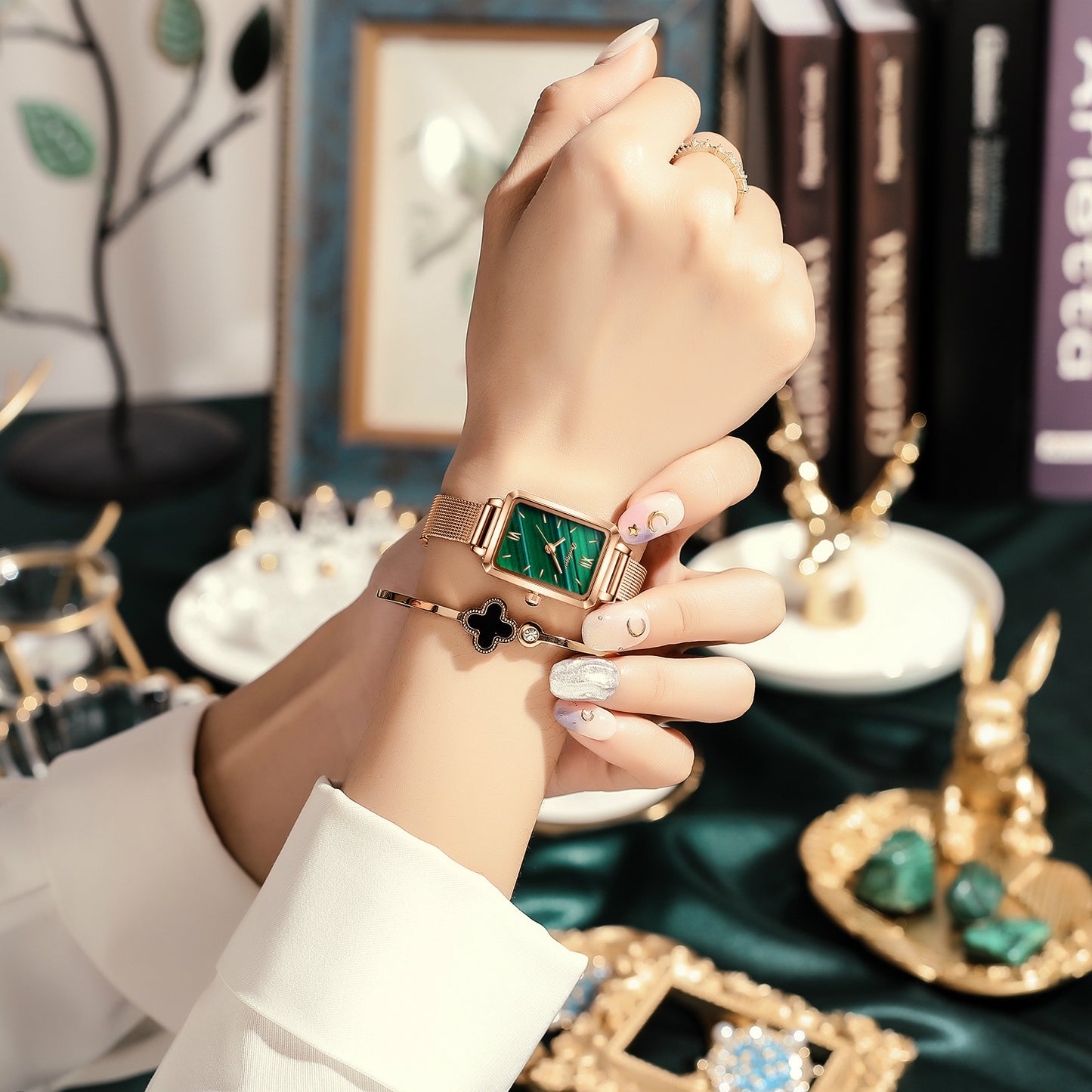 Elegant Square Ladies Watch