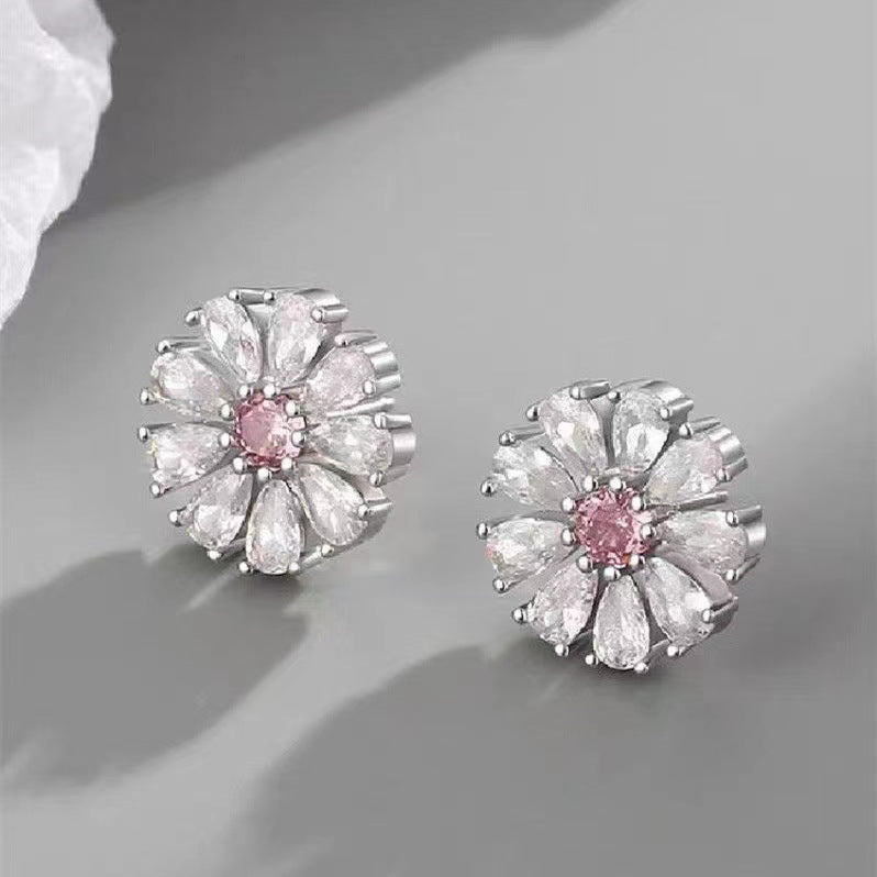 Zircon suit Three piece jewelry