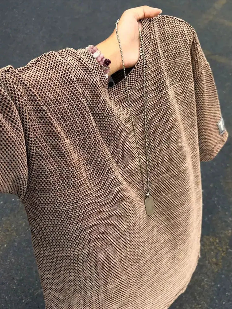 Imported Textured Breathable T shirt